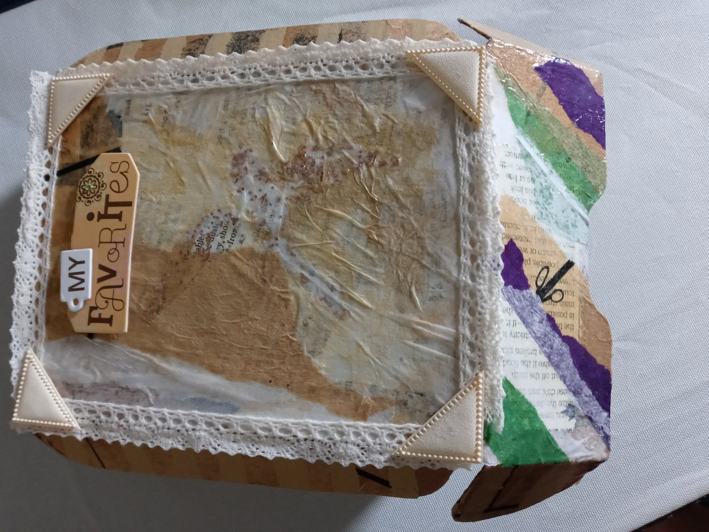 Papercraft: Keepsake Decoupage Box - My Favorites