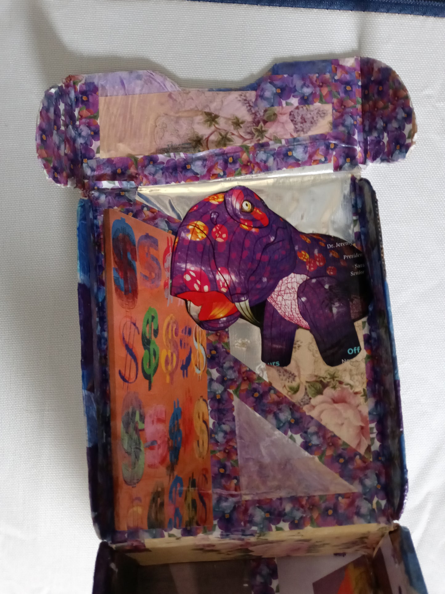 Papercraft: Keepsake Decoupage Box - Grapes of Math