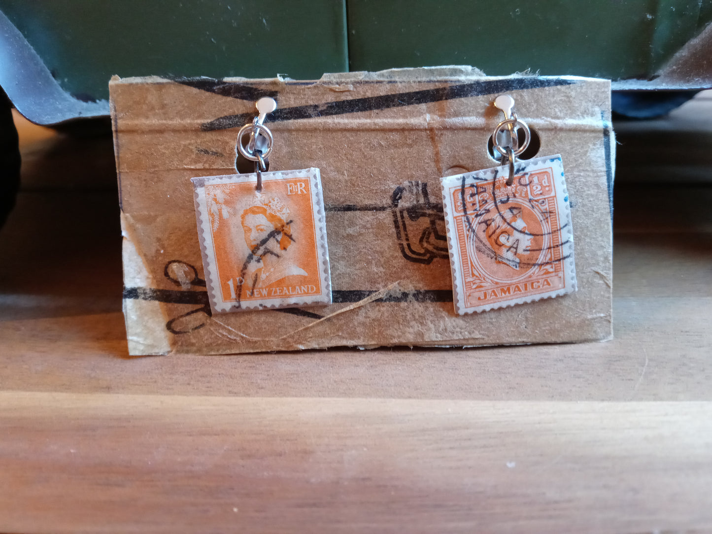 Jewelry: Stamp Clip-on Earrings