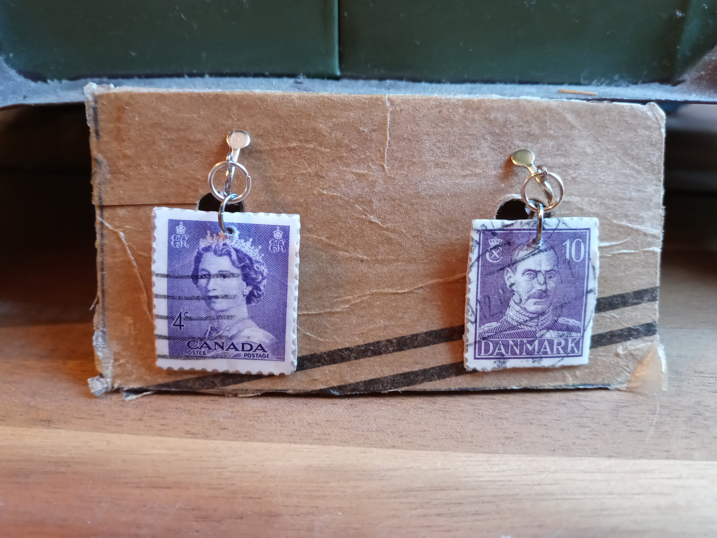 Jewelry: Stamp Clip-on Earrings