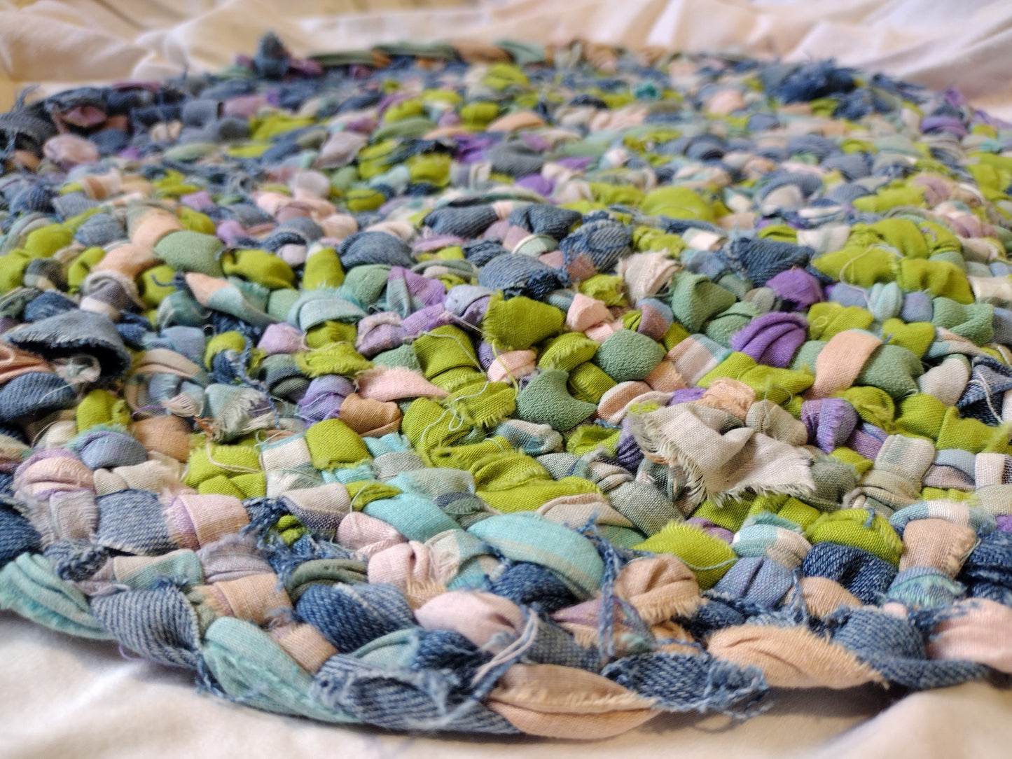 Mats: 15 inch hand braided oval rug/mat