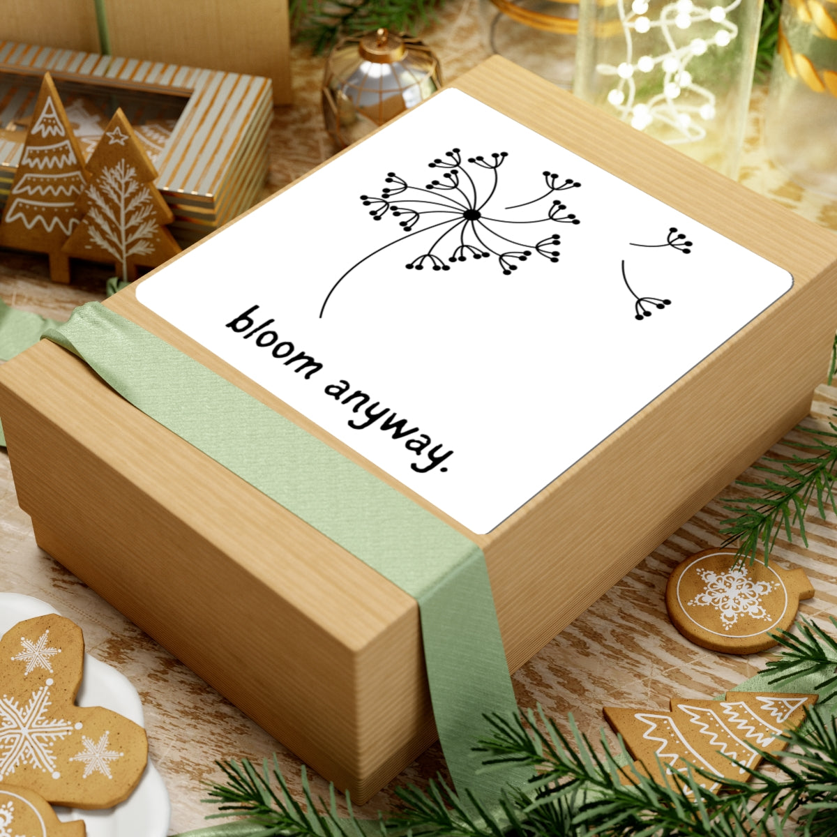 Stickers: "Bloom Anyway" Dandelion Vinyl Sticker