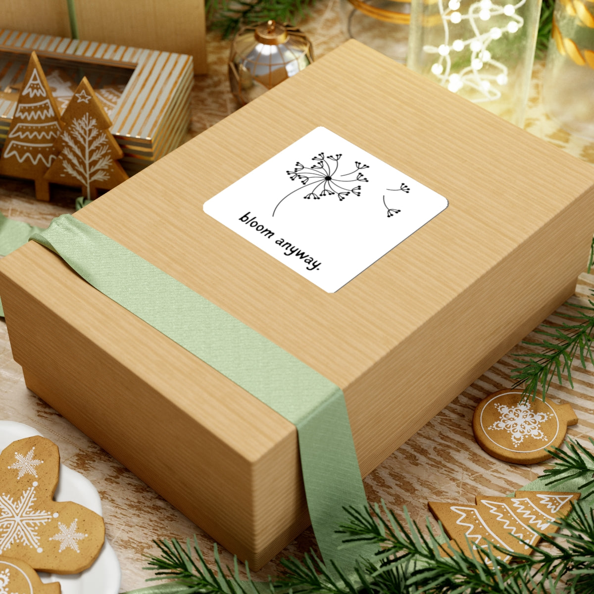 Stickers: "Bloom Anyway" Dandelion Vinyl Sticker