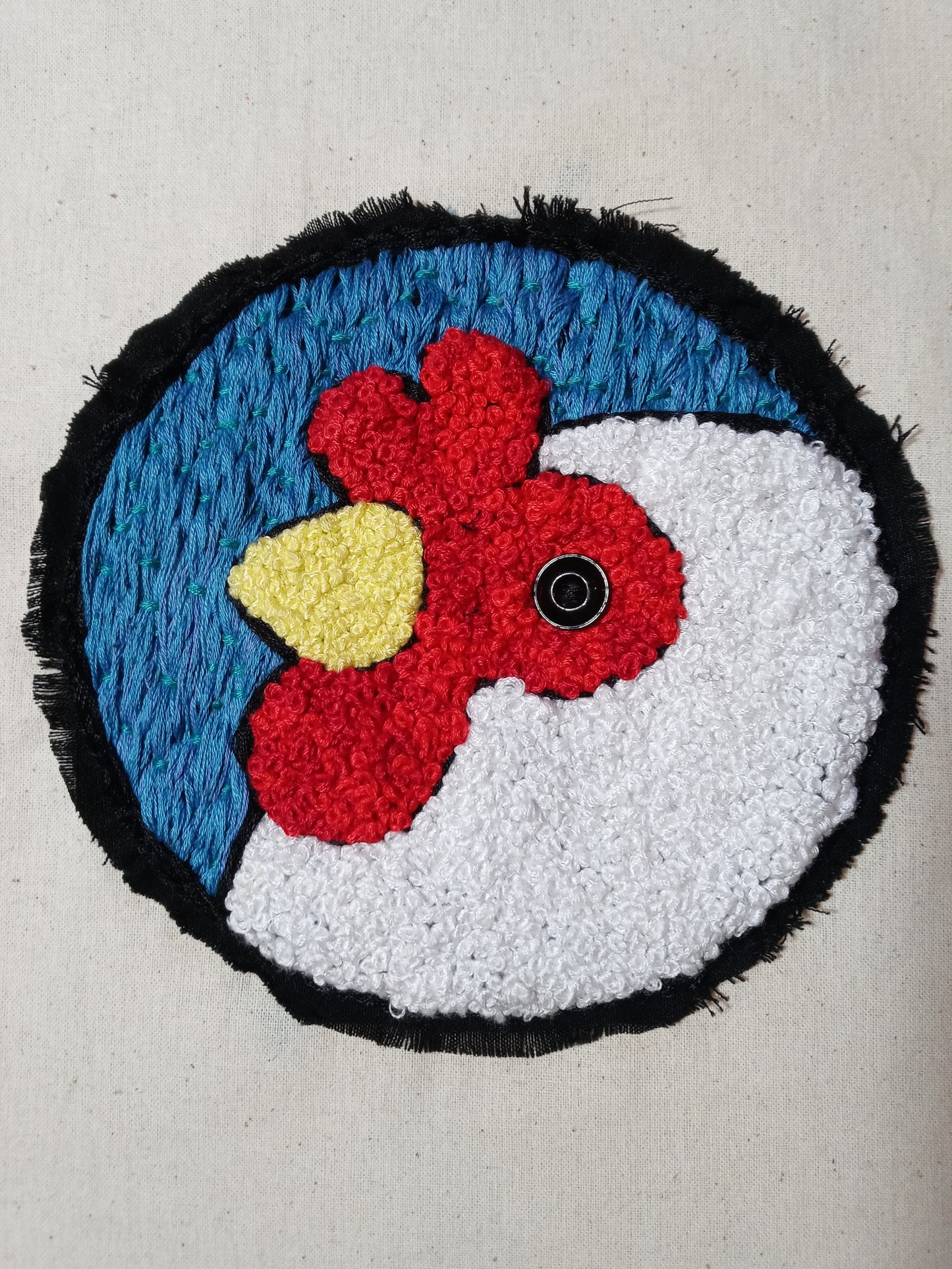 FUNDRAISER - Hand embroidered tote bag - Artisans Co-op Logo