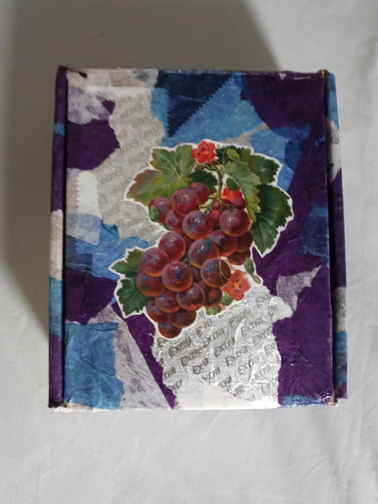 Papercraft: Keepsake Decoupage Box - Grapes of Math