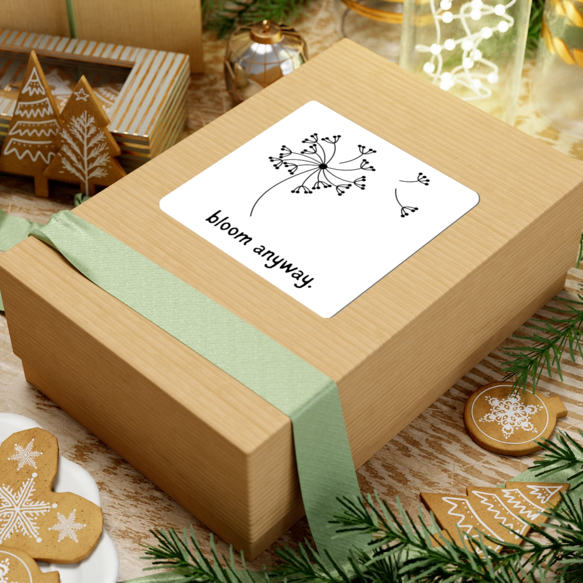 Stickers: "Bloom Anyway" Dandelion Vinyl Sticker