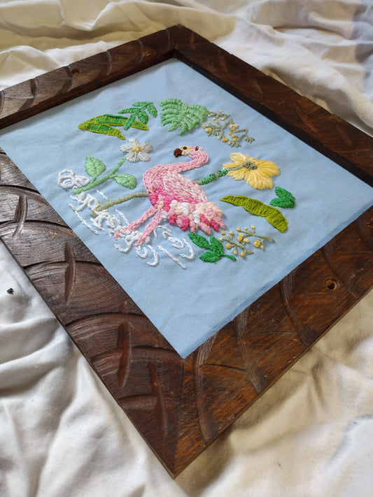 Wall Art: Hand embroidered wall art - Be Yourself