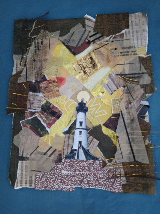 Wall Art: "A Light Shines in the Darkness" - original artwork